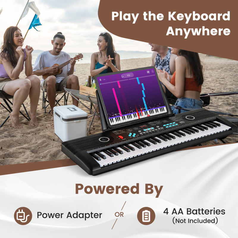 61 Key Electric Portable Digital Keyboard Piano for Beginner