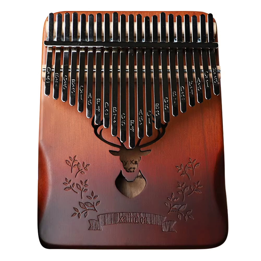 Kalimba 21 Keys Professional Thumb Piano Include Instruction Carrying Bag Tune Hammer Portable Mbira Finger Piano for Beginner