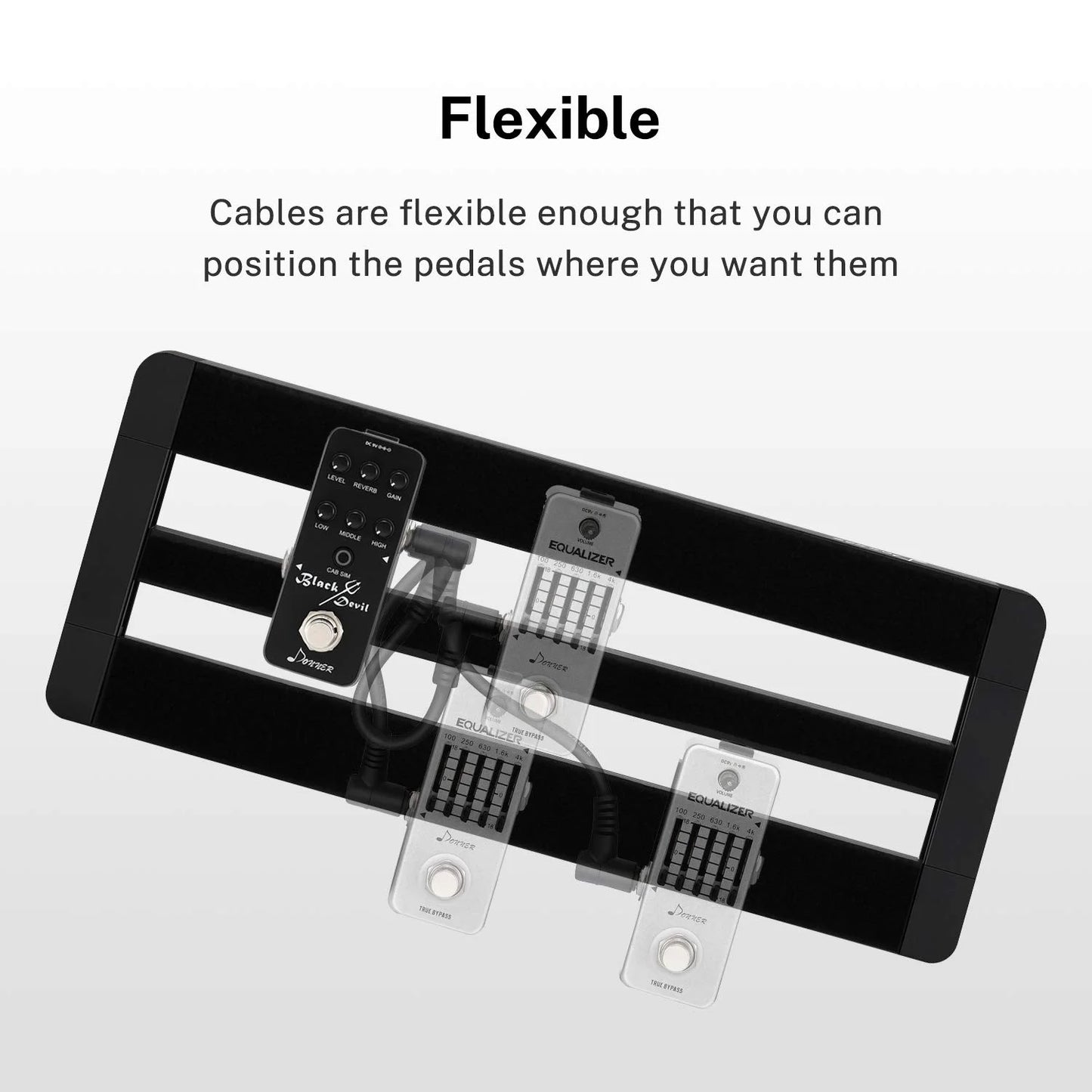 6 Inch Guitar Patch Cable Guitar Effect Pedal Cables Black 6 Pack