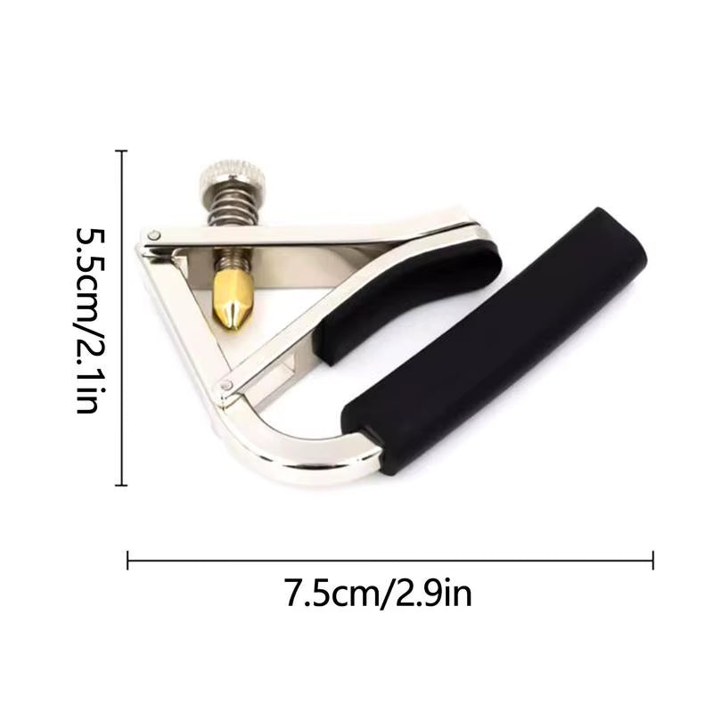 Acoustic Guitar Capo Clamp Guitar Kapo for Acoustic Ukulele Capos Guitar Kapos Acoustic Guitar Clip Guitar Tuners Clip on Guitar