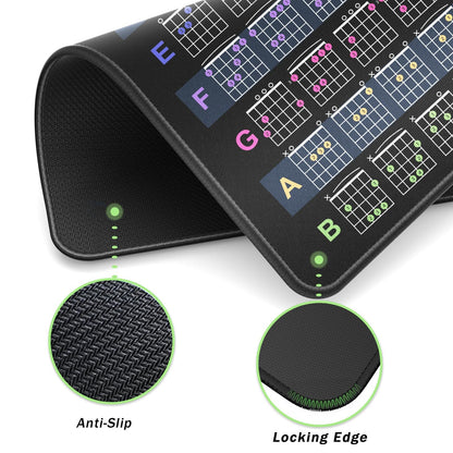 Guitar Mat & Portable Guitar Work Mat - 43.3 * 15.7 Inch Guitar Mat Pad, Guit...