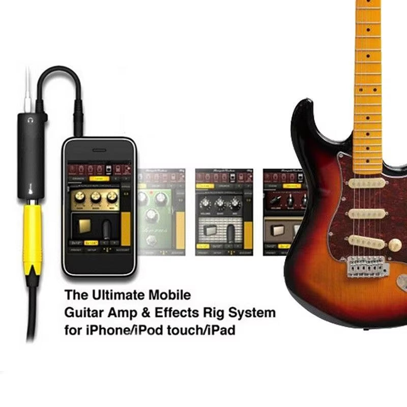 Hot Guitar Interface I-Rig Converter Replacement Guitar for Phone Guitar Audio Interface Guitar Tuner Guitar Line Irig Converter