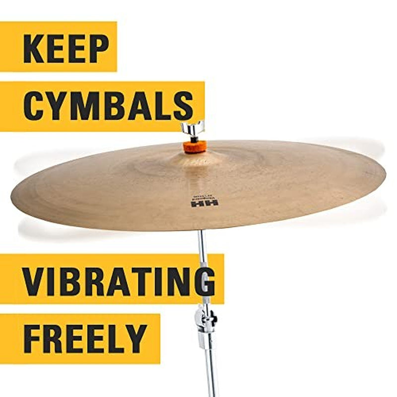 Stage Rocker Orange Wool Cymbal Felts, 12Pcs – Pack, Cymbal Replacemen