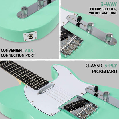 Telecaster Solid Electric Guitar - Standard Size, High-Quality Electric Guitar