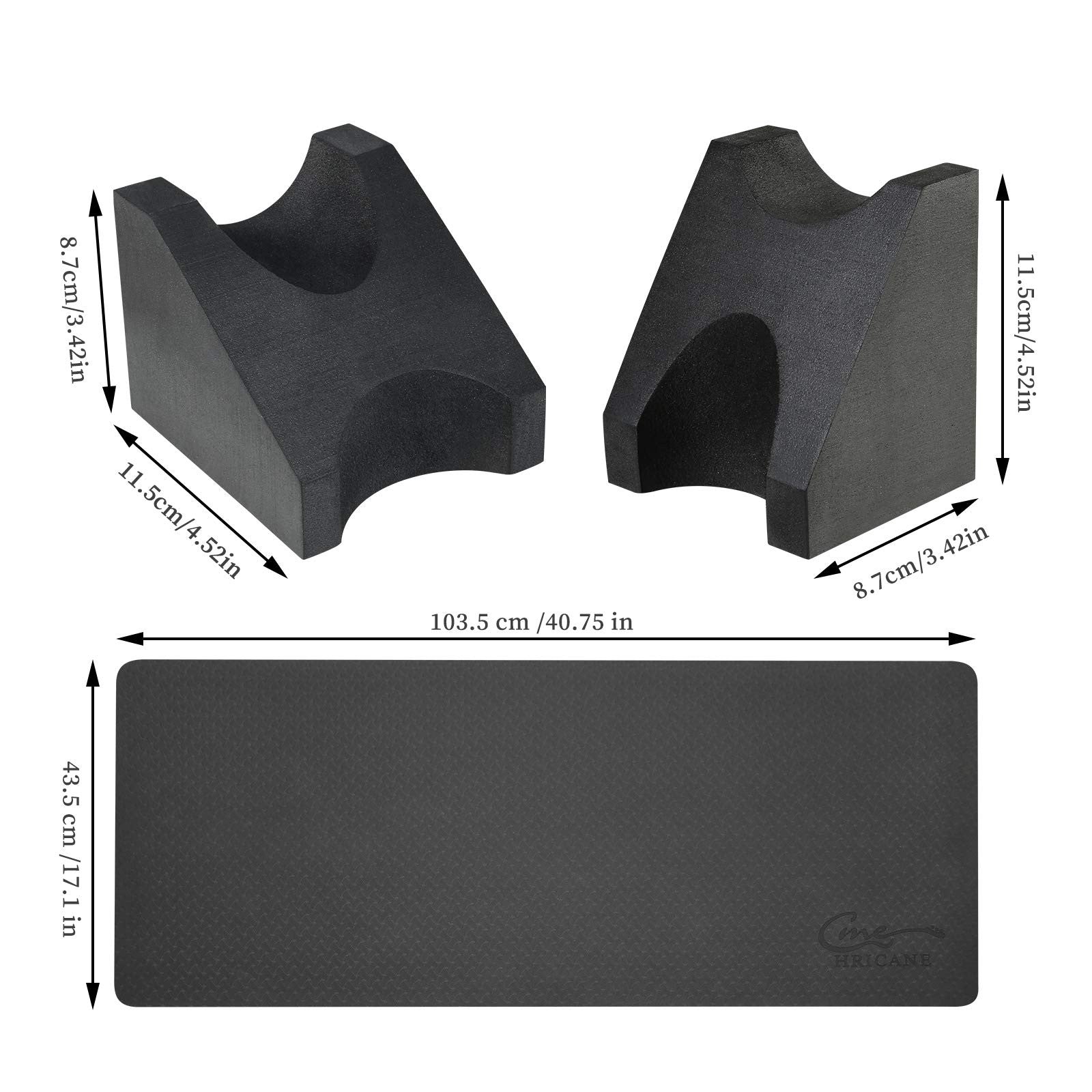 Hricane Guitar Work Mat Kit+Two Heights Guitar Neck Support Rest+Guita