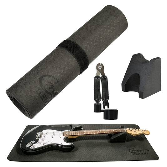 Hricane Guitar Work Mat Kit+Two Heights Guitar Neck Support Rest+Guita