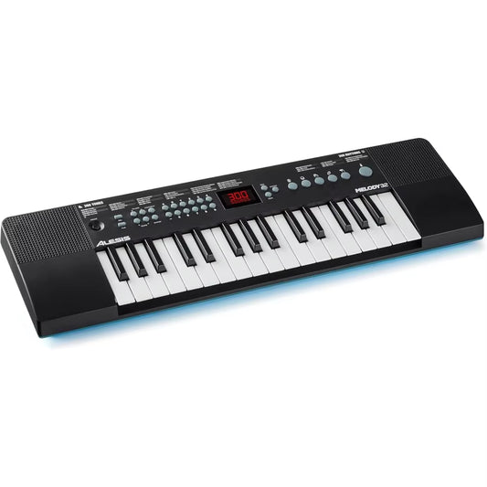 Alesis Melody 32 Compact Electric Keyboard Digital Piano with 32 Keys Builtin Speakers 300 Instrument Sounds 300 Rhythms 40 Bui