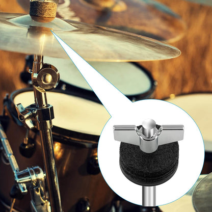20Pcs Cymbal Felts Drum Accessories Cymbal Parts Felt Cymbal Sleeves Felt Was