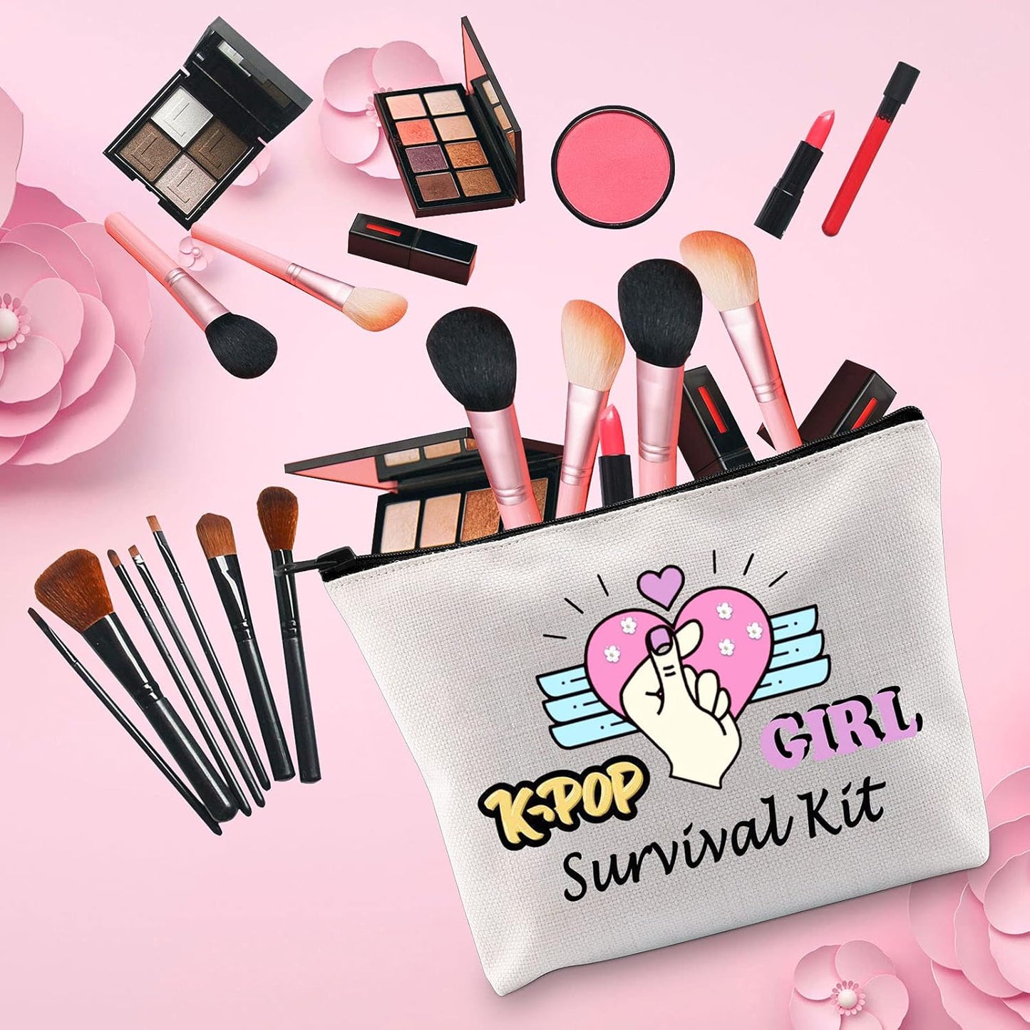 Korean Music Gift Korean Music Merchandise Korean Drama Gifts Korean Music Lover Makeup Bag K-Drama Gift Korean Music Mama Survival Kit (Pop Bag)