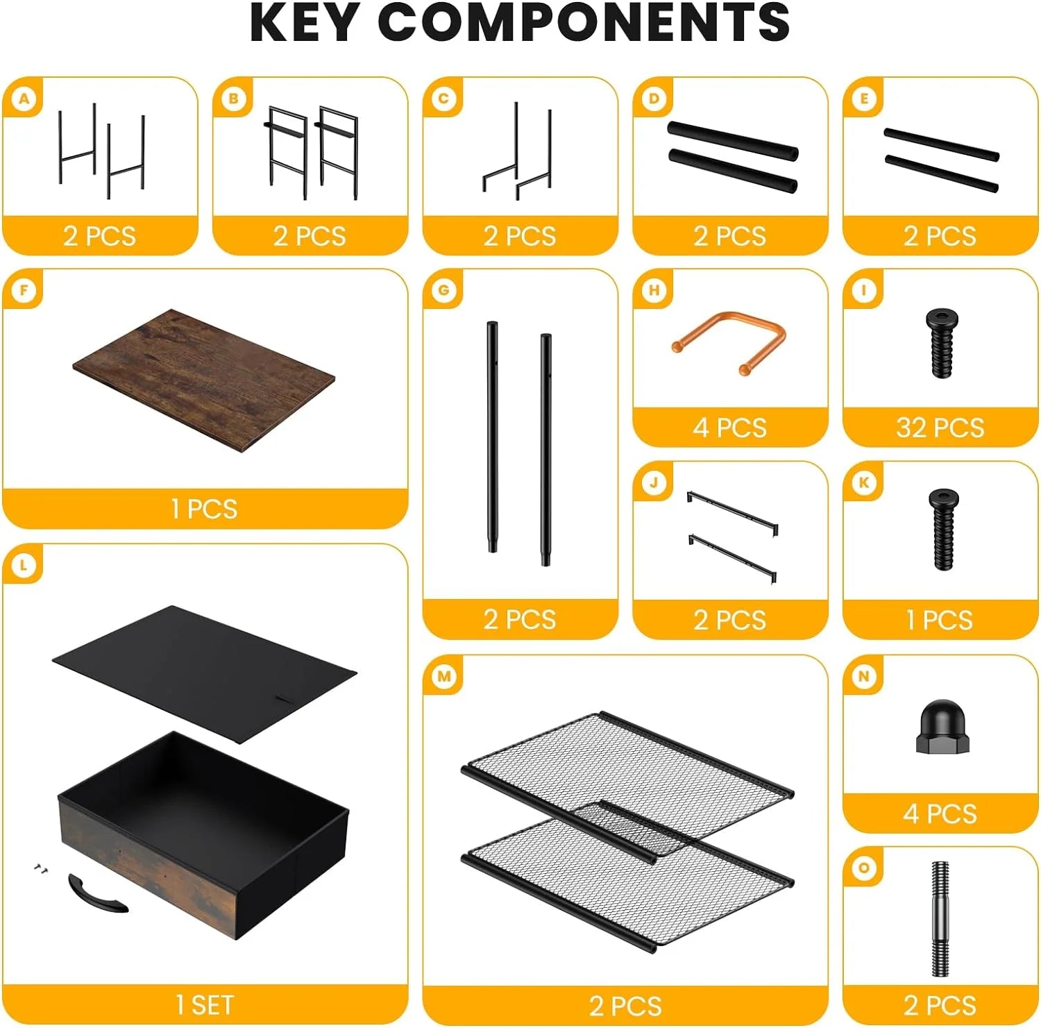 Guitar Stands Floor with 4 Guitar Holders, 3-Tier Guitar Rack with Amp Stand & Cloth Drawer, Floor Adjustable Guitar Holder Display for Music Room Home Studio