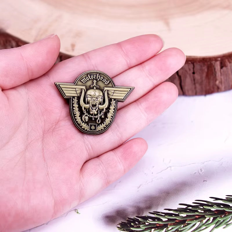 Hammered Album Inspiration Badge Rock Music Brooch Music Fans Gift Accessories