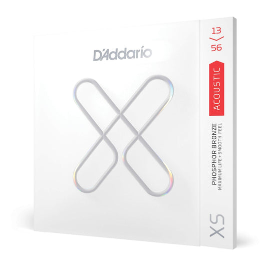 D'Addario XS Phosphor Bronze Acoustic Guitar Strings 13-56 Medium Gauge