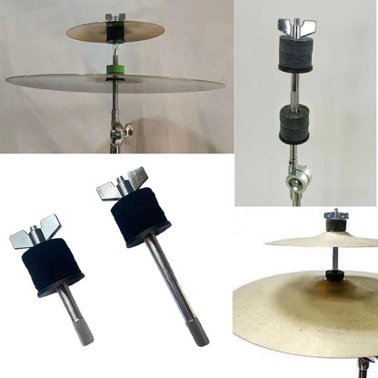 1 Pair Cymbal Stacker 4 Inch 5.7 Inch 8Mm Thread Mount Attachment