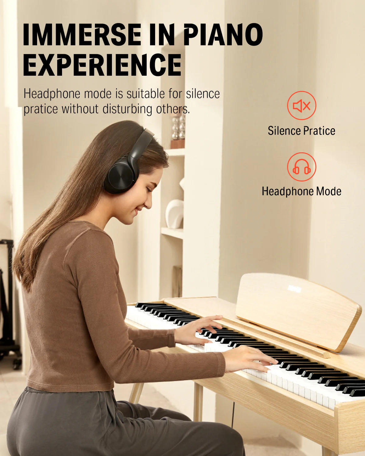 DDP-80 Wooden Digital Piano