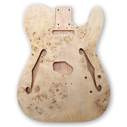 DIY Electric Guitar Kit Beginner Kits Birdseye Maple Veener Top Mahogany Body