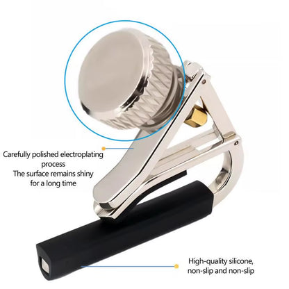 Acoustic Guitar Capo Clamp Guitar Kapo for Acoustic Ukulele Capos Guitar Kapos Acoustic Guitar Clip Guitar Tuners Clip on Guitar