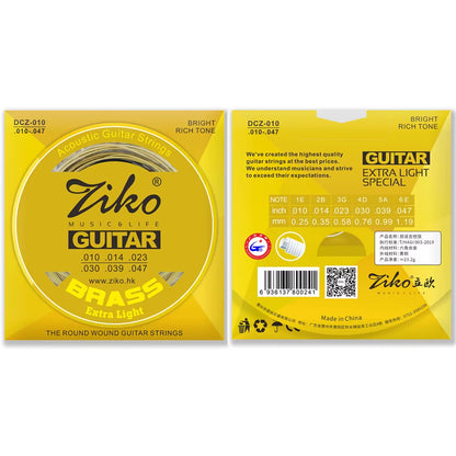 Acoustic Guitar Strings Carbon Steel Hexagonal Alloy Beginners Professional Practice Folk Guitar Strings Guitar Accessories
