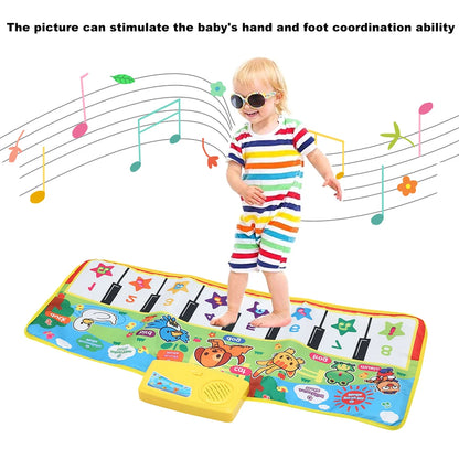 Music Piano Carpet Portable Kids Musical Mats Baby Early Education Music Piano Keyboard Carpet Kids Piano Music Carpet Kids