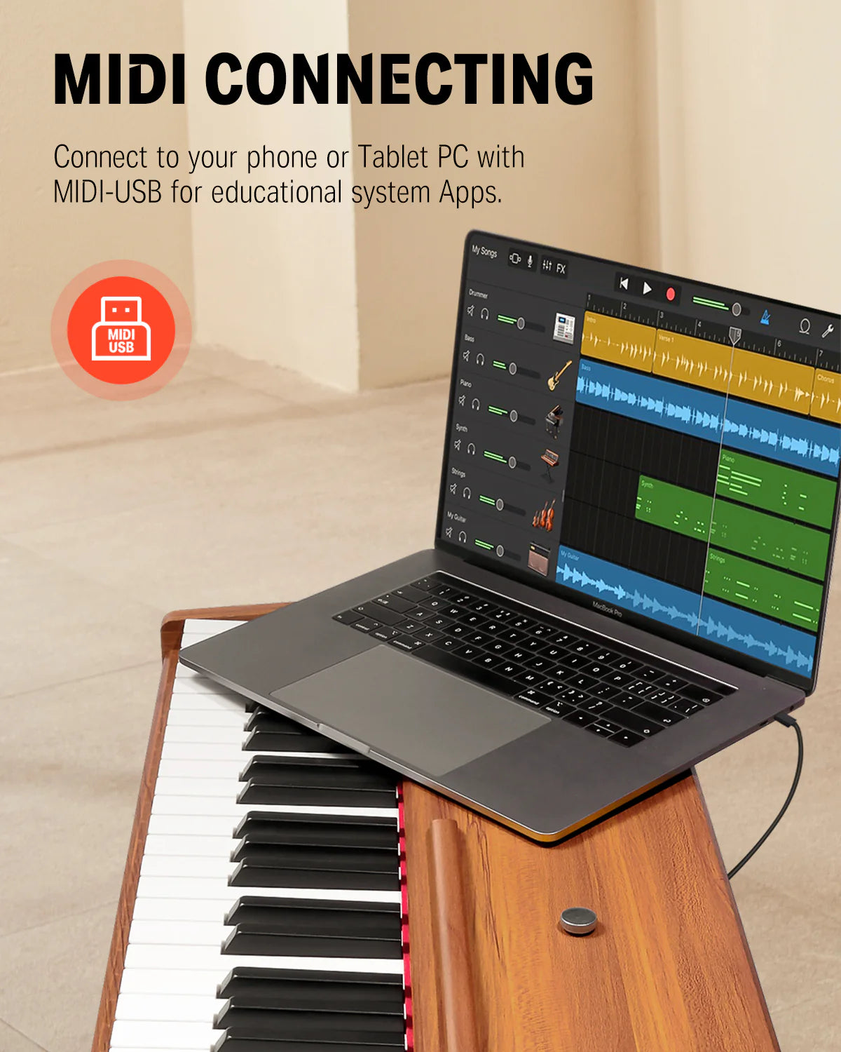 DDP-80 Wooden Digital Piano