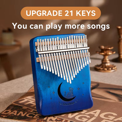 Byla 21-Key Cat Thumb Piano Kalimba Set - Beginner Friendly Finger Piano, Perfect Birthday Gift Piano Accessories Piano Gift