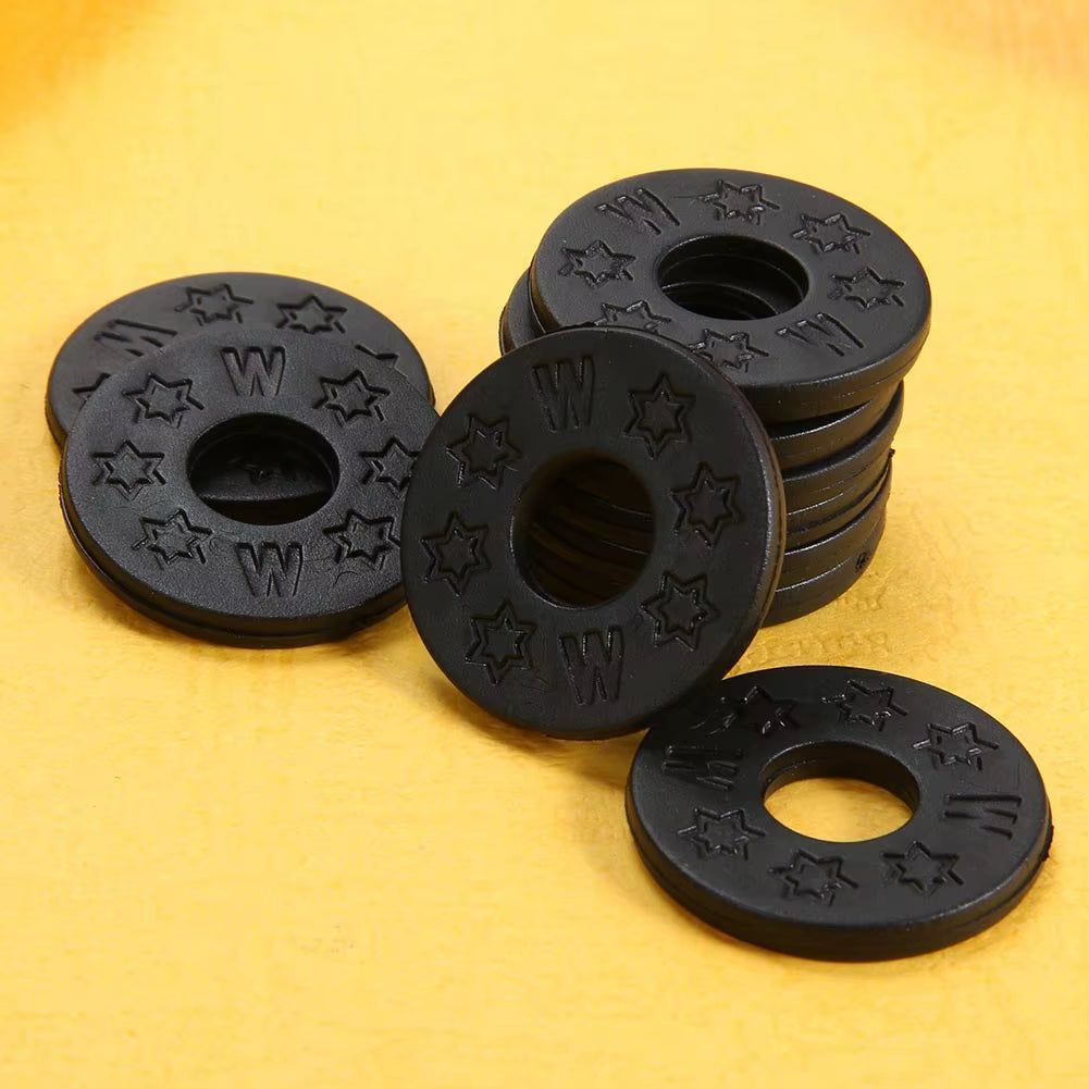 10Pcs Rubber Guitar Strap Locks Blocks Acoustic Electric Guitar Bass Professional Guitar Strap Lock Parts