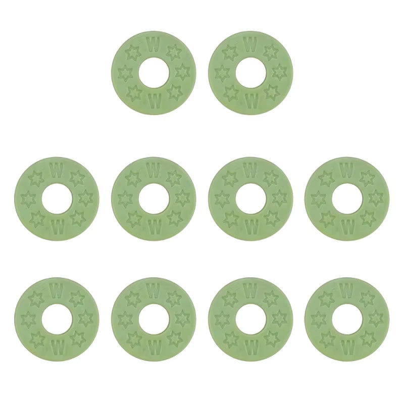 10Pcs/Set Rubber Guitar Strap Lock Blocks Guitar Protector Guitar Locks Black Guitar Strap Locking Silicone Strap Locks