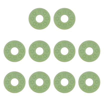 10Pcs/Set Rubber Guitar Strap Lock Blocks Guitar Protector Guitar Locks Black Guitar Strap Locking Silicone Strap Locks