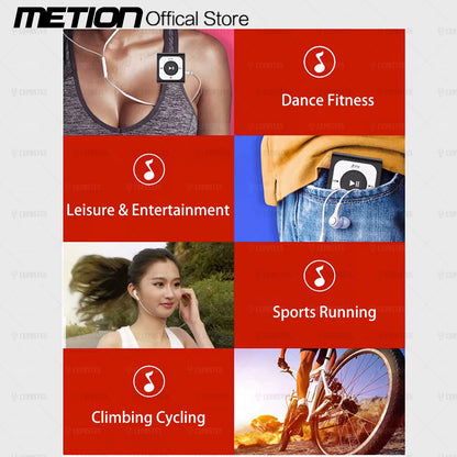 2025 NEW Sport MP3 Music Player Bluetooth Portable Clip Mini Walkman Student Music Player Fashion Music Player with FM Radio