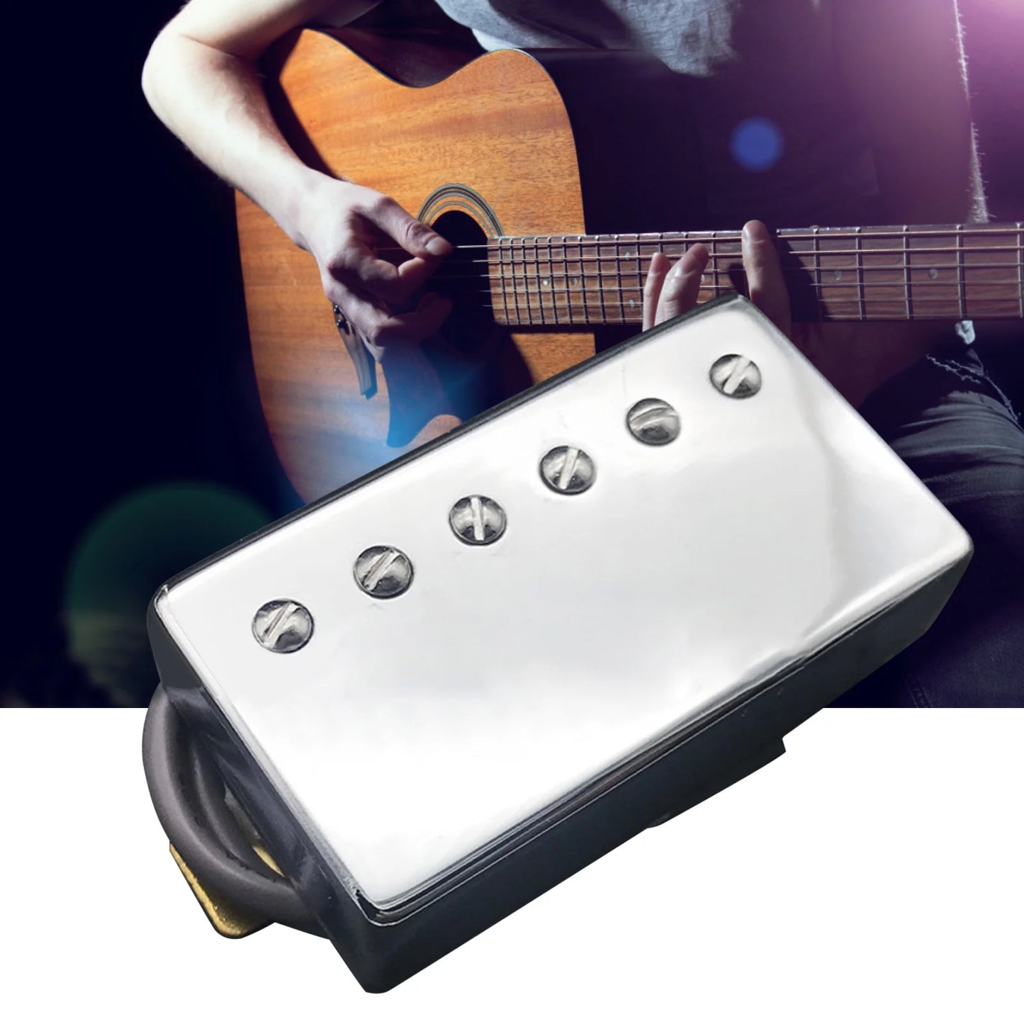 Electric Guitar Pickup Professional Equalizer Accessories Double Coil Bridge Neck Guitar Humbucker for Guitarist