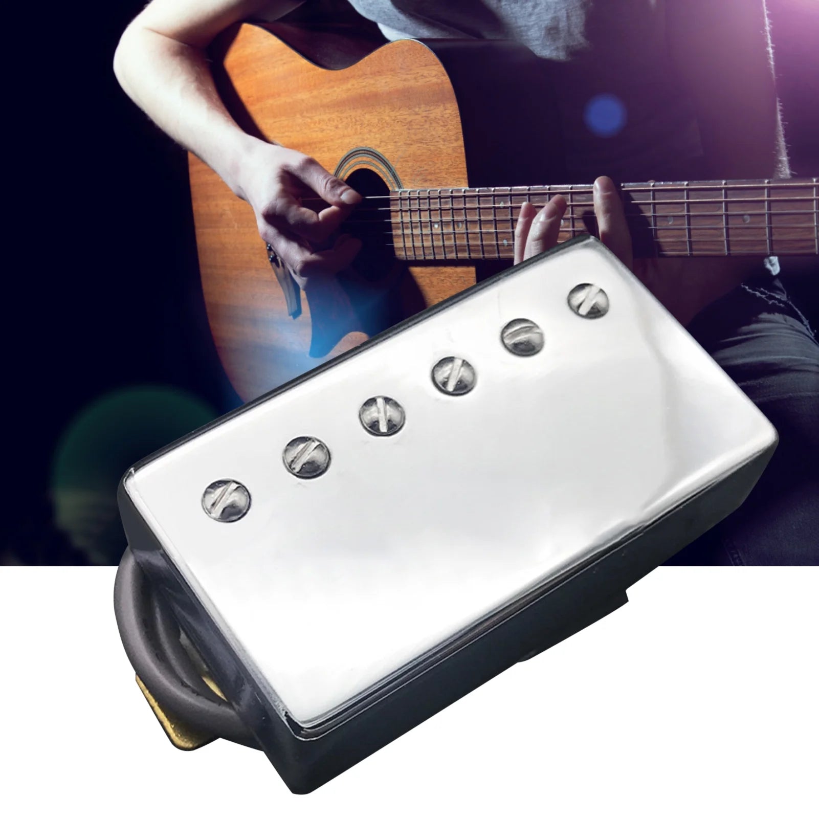 Electric Guitar Pickup Professional Equalizer Accessories Double Coil Bridge Neck Guitar Humbucker for Guitarist