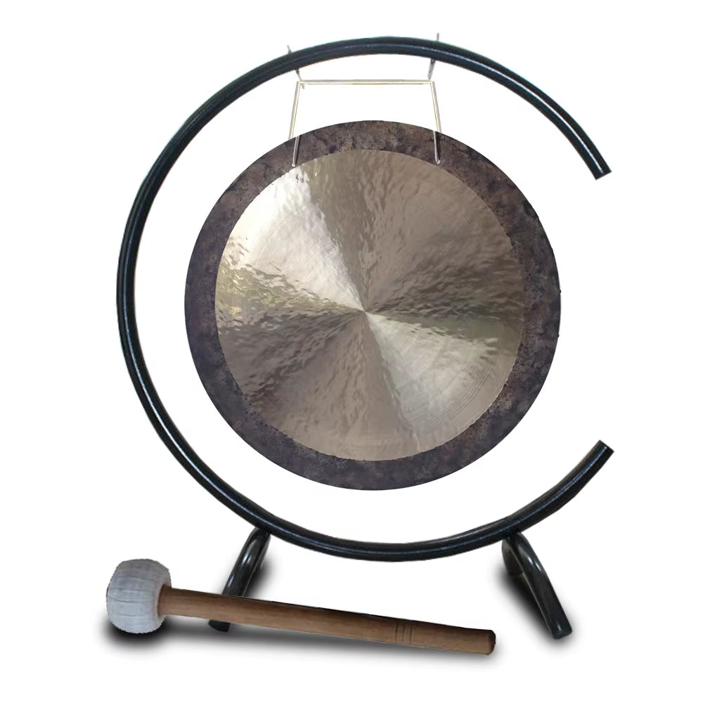 Arborea 20''/ 50CM Wind Gong with C-Type Gong Stand Chinese Feng Gong Best Gifts for Sound Therapy and Meditation