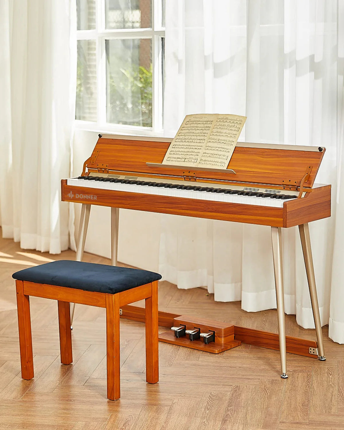 DDP-80 plus Digital Piano with Semi-Open Cover