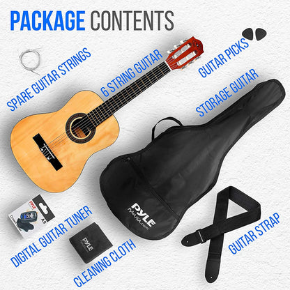 Junior Scale 6 String Beginner Classic Acoustic Guitar with Accessories