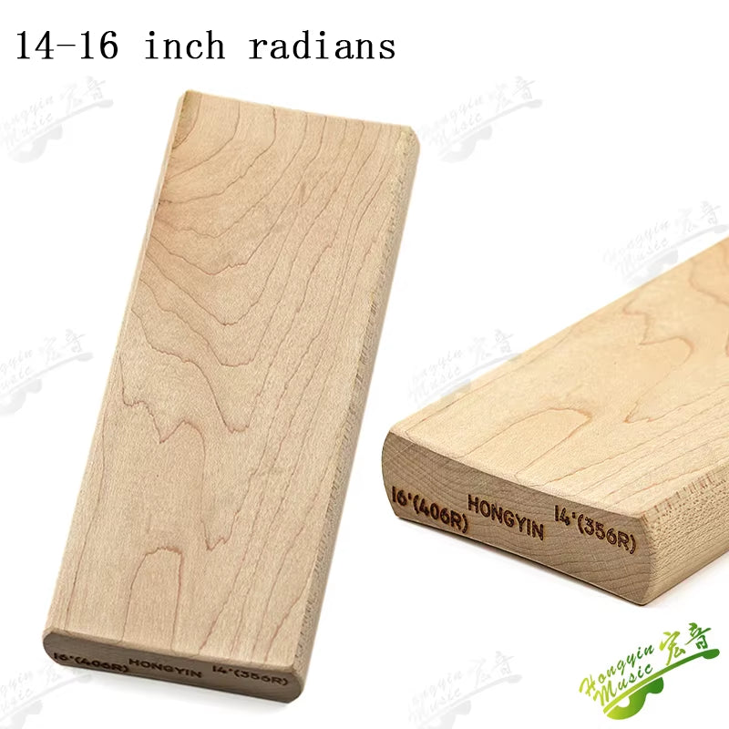 Radius Sanding Blocks for Guitar Bass Fret Wire Leveling Fingerboard Luthier Tool Dual Purpose 7.25R&9.5R, 10R&12R, 14R&16