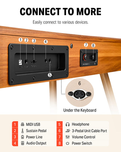 DDP-80 Wooden Digital Piano