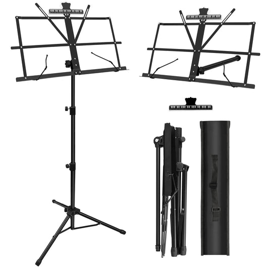 Sheet Music Stand Music Stand for Sheet Music Portable Folding Music Stand Adjus