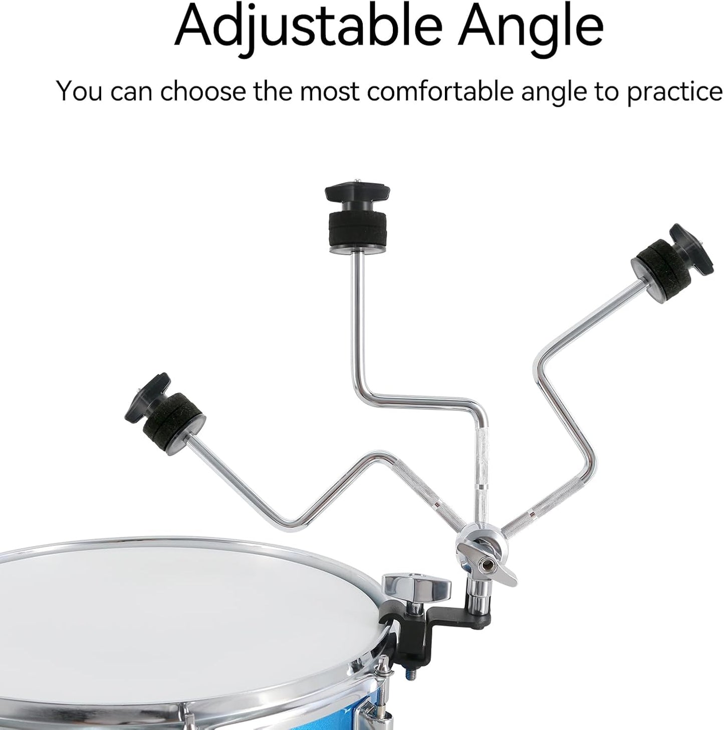 Cymbal Clamps Arm Drum Hoop Mount Clamp Snare Drums Toms Set Z Splash Extension