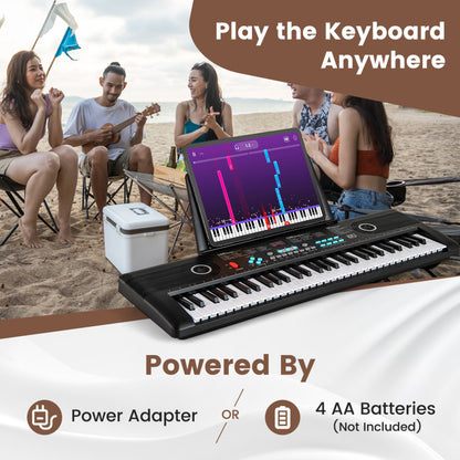 61 Key Electric Portable Digital Keyboard Piano for Beginner
