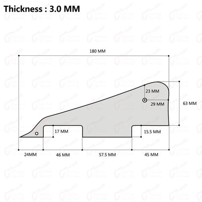 【Made in Korea】Original Genuine Epi-Phone Les-Paul Pickguard / Standard Custom Pick Guard