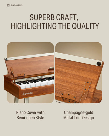 DDP-80 plus Digital Piano with Semi-Open Cover