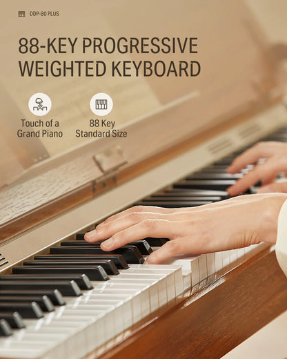 DDP-80 plus Digital Piano with Semi-Open Cover