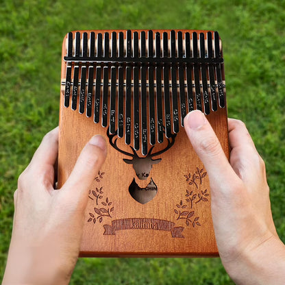 Kalimba 21 Keys Professional Thumb Piano Include Instruction Carrying Bag Tune Hammer Portable Mbira Finger Piano for Beginner