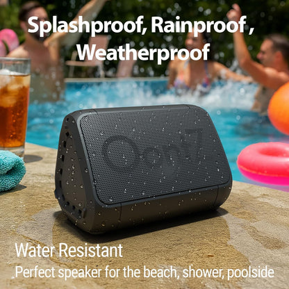 Oontz Solo Portable Bluetooth Speaker - Ultra Portable, 14 Hours of Playtime, 100Ft Wireless Range, Waterproof, Budget-Friendly Speaker for Travel, Outdoor or Home, Great Gift (Black)