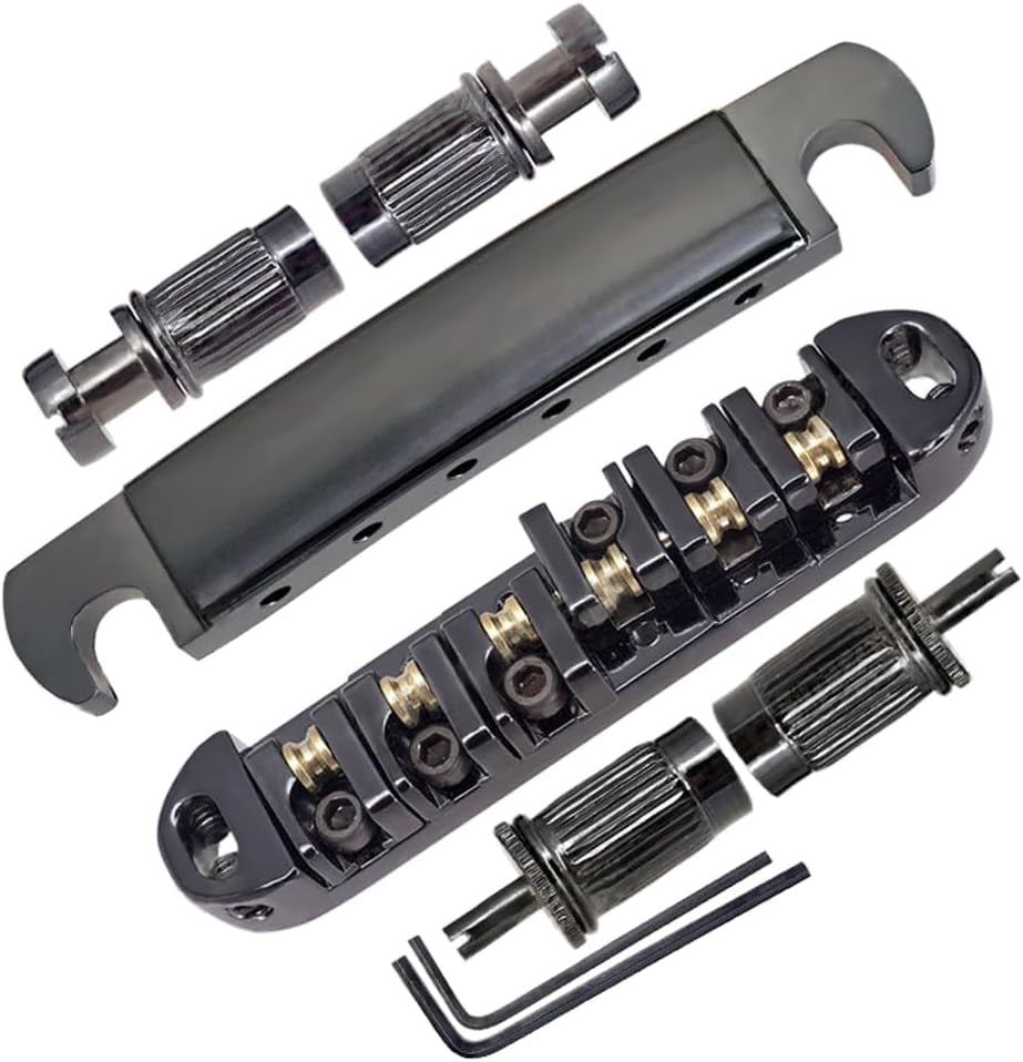 ABR-1 Tune-O-Matic Bridge Tailpiece for Les Paul Guitar Black
