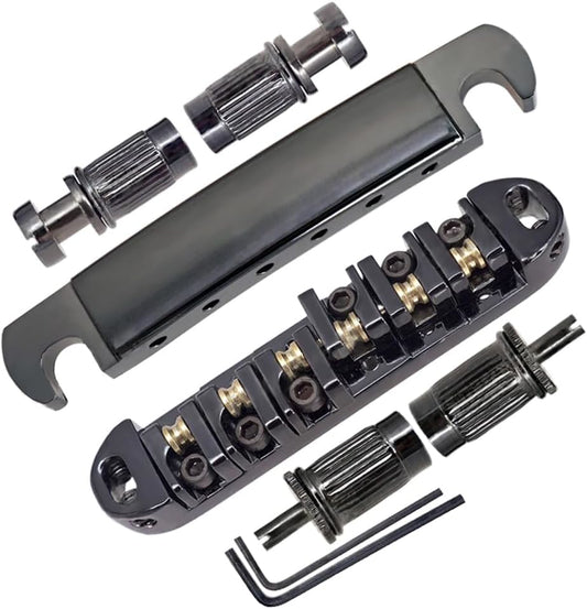 ABR-1 Tune-O-Matic Bridge Tailpiece for Les Paul Guitar Black