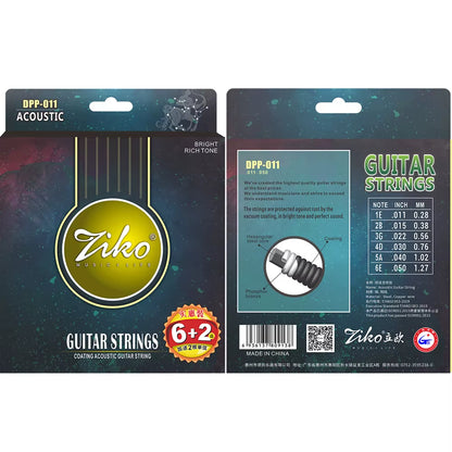 Acoustic Guitar Strings Carbon Steel Hexagonal Alloy Beginners Professional Practice Folk Guitar Strings Guitar Accessories