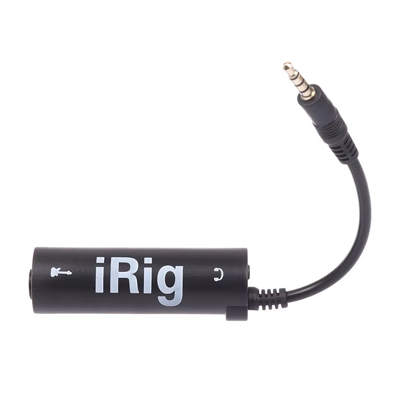 For Irig Hot Guitar Interface Converter Replacement Guitar for Phone Guitar Audio Interface Guitar Tuner Guitar Line Converter