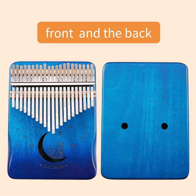 Byla 21-Key Cat Thumb Piano Kalimba Set - Beginner Friendly Finger Piano, Perfect Birthday Gift Piano Accessories Piano Gift