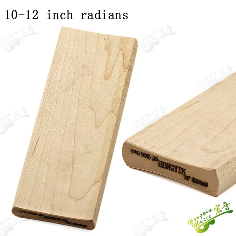 Radius Sanding Blocks for Guitar Bass Fret Wire Leveling Fingerboard Luthier Tool Dual Purpose 7.25R&9.5R, 10R&12R, 14R&16