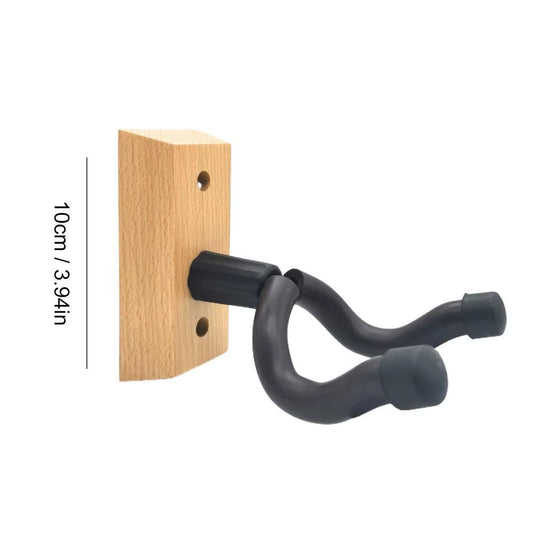 Guitar Hangers Hook Wood Guitar Wall Display Bracket Reusable Hard Wood Base Guitar Wall Hooks for Acoustic Guitars Ukulele